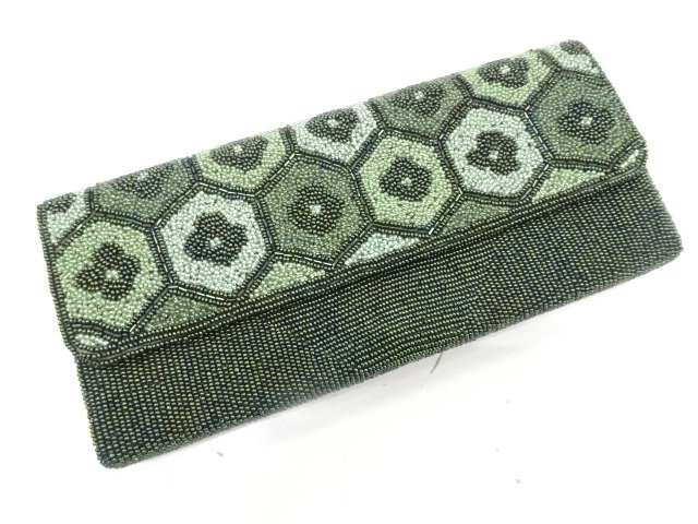 ビーズ　ハンドバッグ